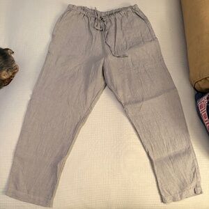 Linen Women's Artemesia cropped pants